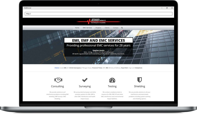 EMC Consultants Web Design